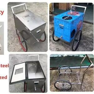 Stainless Steel 2-wheel <strong>Cart</strong> Selling Ice Cream and Popsicles for <strong>Small</strong> Business - Product Image 5