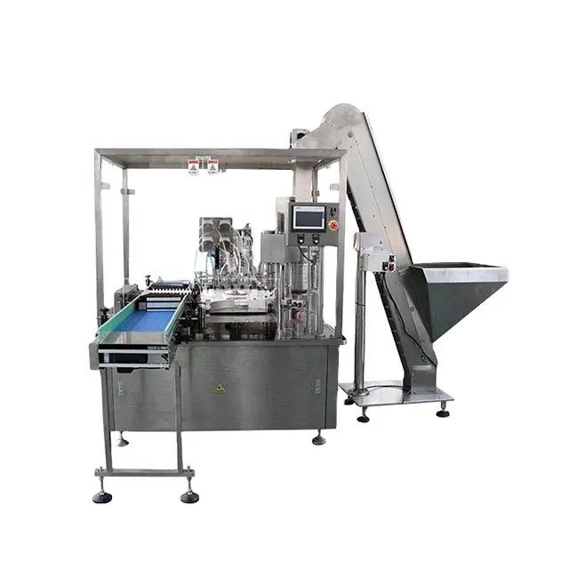 Npack High Speed China Automatic Syrup Filling Capping Labeling Machine for Small Bottle