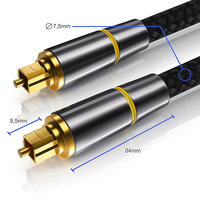 Kabel Audio Serat Optik, Speaker Audio DVD TV SPDIF Serat Optik, Kabel Serat Optik Audio Digital Toslink