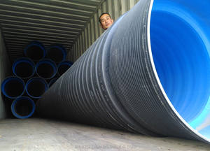 ท่อระบายน้ำ HDPE ภายในเรียบผนังสองชั้น SN8 SN4 110มม. 160มม. - Product Image 6