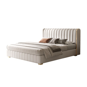Cama <span class=keywords><strong>de</strong></span> <span class=keywords><strong>tela</strong></span> Dongxiong moderna y sencilla con estructura <span class=keywords><strong>de</strong></span> madera <span class=keywords><strong>de</strong></span> pino, almacenamiento, ecológica, tecnología italiana <span class=keywords><strong>de</strong></span> lujo ligero, tamaño King <span class=keywords><strong>de</strong></span> 1.8m - Product Image 3