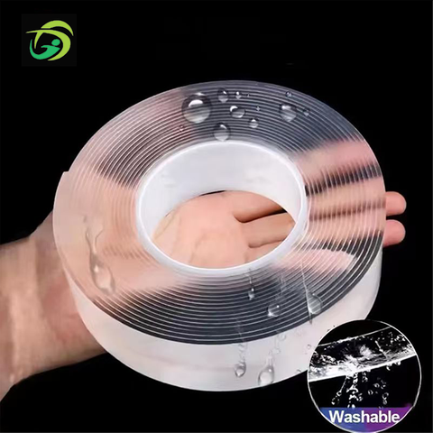 High-Strength Acrylic Double-Sided Nano Adhesive Sticker Tape Washable & Waterproof for Walls and Carpets
