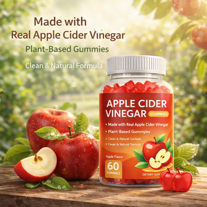 Faible MOQ, Gummies au <span class=keywords><strong>vinaigre</strong></span> de <span class=keywords><strong>cidre</strong></span> de pomme OEM pour la perte de poids |   Gummies véganes sans sucre au <span class=keywords><strong>vinaigre</strong></span> de <span class=keywords><strong>cidre</strong></span> |   Marque privée pour les vendeurs Amazon TikTok - Product Image 4