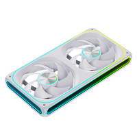 Ventilador AntarcChill 240 ARGB con Refrigeración Integrada, Efecto Espejo Lateral Todo en Uno, Ventilador ARGB PWM de 4 Pines, Rodamiento Fluido, Velocidad de 450-1800 RPM