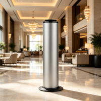 Diffuseur d'Hôtel OY-5 Tour, Diffuseur d'Huiles Essentielles Électrique WIFI, Nébuliseur d'Arômes 500ml en Métal Sans Eau 4s Store