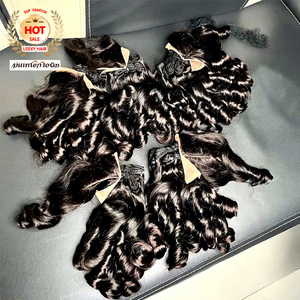 Gran oferta, envío rápido, venta al por mayor, cabello <span class=keywords><strong>Natural</strong></span>, extensión <span class=keywords><strong>de</strong></span> cabello Remy Fumi completo, tejido <span class=keywords><strong>de</strong></span> cabello humano <span class=keywords><strong>de</strong></span> onda suelta <span class=keywords><strong>de</strong></span> 12 pulgadas para mujer negra - Product Image 1