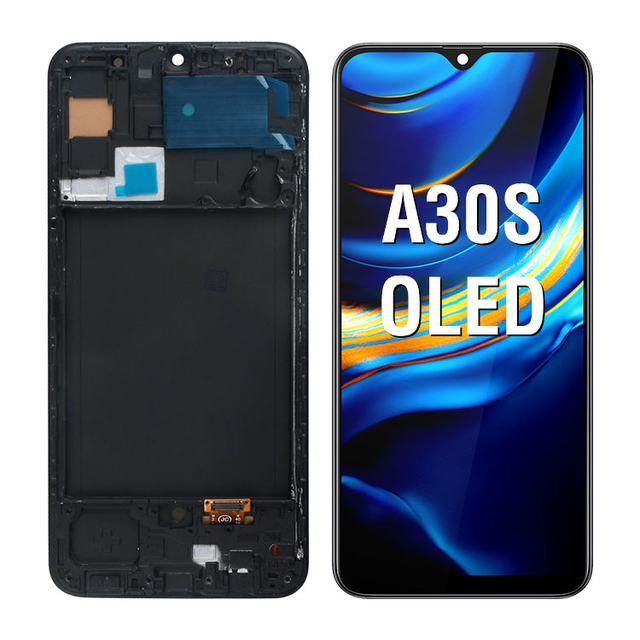 Pantalla Incell OLED for Samsung A30S with Frame Lcd Screen Display Mobile Phone Replacement for Samsung A30S