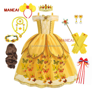 Meilleur <span class=keywords><strong>Costume</strong></span> Princesse <span class=keywords><strong>Anna</strong></span> TV Film Halloween Carnaval <span class=keywords><strong>Reine</strong></span> <span class=keywords><strong>des</strong></span> <span class=keywords><strong>Neiges</strong></span> Cosplay Habiller Robes pour enfants Fille <span class=keywords><strong>Anna</strong></span> Robes de soirée - Product Image 3