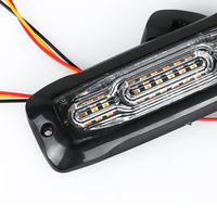 Nouvelles feux de signalisation d'urgence clignotants 12V 24V, lumière stroboscopique ambre, balise de signalisation de danger, barre lumineuse LED, étanche IP65