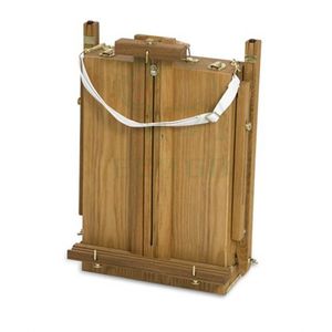 Trépied réglable pour artiste <span class=keywords><strong>peintre</strong></span> Boîte à croquis portable en bois <span class=keywords><strong>de</strong></span> bambou Chevalet français - Product Image 2