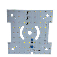 Module de puce led smd, en aluminium, circuit imprimé ac dc, 3x33mm, 110V 220V 2835 V 5730
