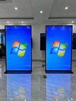 Écran interactif numérique intelligent 4K couleur pleine 86 pouces sur pied pour affichage dynamique professionnel en intérieur avec écran tactile LCD