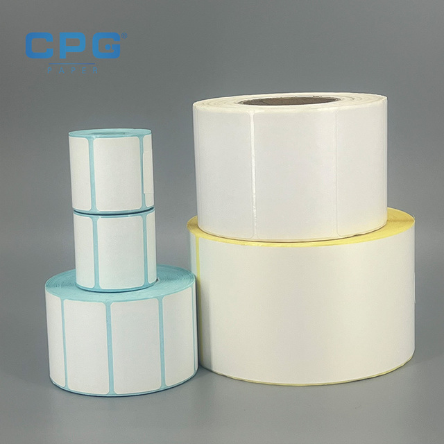 Manufacturer Custom Oil-proof 4X4 Inch 4X6 Inch 115gsm Direct Thermal Label Express Shipping Parcel 4x6 Thermal Sticker Roll