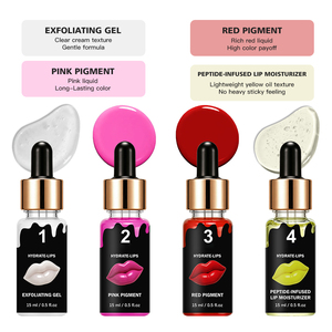 Set per la Cura delle Labbra all'Ingrosso: Gel Esfoliante e Idratante con Pigmento <span class=keywords><strong>Rosa</strong></span>-Rosso e Peptidi per Risultati Visibili e Leviganti, 15ml - Product Image 3