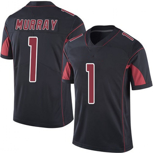 Hommes 1 Kyler Murray Maillots de football 10 <span class=keywords><strong>DeAndre</strong></span> Hopkins 99 J.J. Watt 18 Jersey cousu vert - Product Image 2