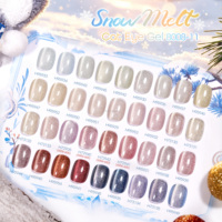 NOUVELLE Collection de Gels Effet Œil de Chat Neige Fondue Sans HEMA & TPO, Gel Magnétique Soak Off UV LED pour Manucure en Salon OEM ODM