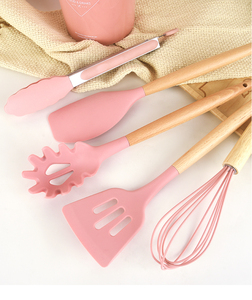 Juego de Utensilios de Cocina de Silicona de Grado Alimenticio, 12 Piezas, Antiadherentes, en Caja, Ecológicos, Resistentes al Calor, Libres de BPA - Product Image 2