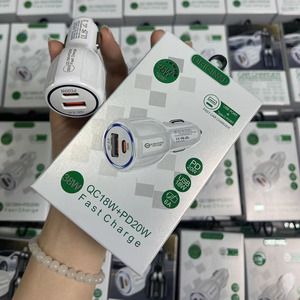ที่ชาร์จในรถยนต์แบบชาร์จเร็ว PD QC 3.0 ช่องเสียบคู่ ชาร์จเร็ว USB Type C <span class=keywords><strong>ส</strong></span>ำหรับโทรศัพท์มือ<span class=keywords><strong>ถือ</strong></span> - Product Image 6