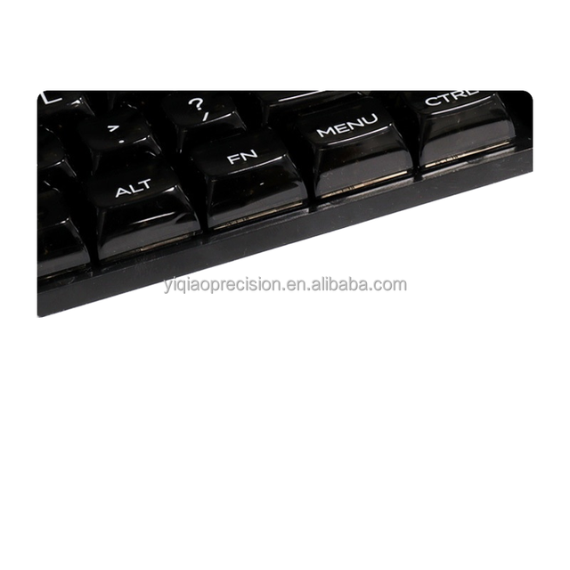 Transparent Black Mechanical Keyboard Keycapsblack Custom Cnc Machining Pen Turning Kit Surface Treatment 1 Set Aluminum Keycap