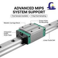 Guía Lineal de Acero para Rodamientos de Alta Precisión FULEX FGHW45CA de 1000 mm |   Sistema de Control PLC para Máquina CNC, Motor de 1 kg, 1 Año de Garantía