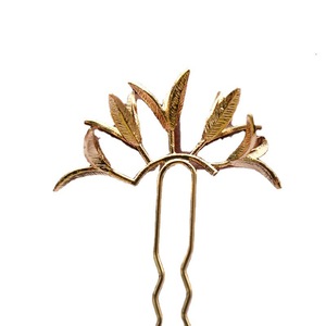 Gold Plated Copper Hairpin Handmade Bridal Hair <b>Accessory</b> For <b>Wedding</b> Jewelry DIY Material - Product Image 5