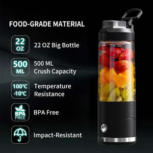 Xmas Mega Sale Citrus Juicer Cup Set avec batterie et alimentation électrique RV Ready Healthy Smoothie Kit Livre de recettes Remise de Noël - Product Image 3