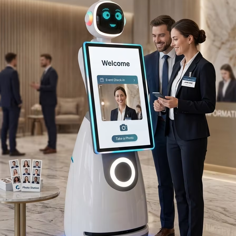 Wedding Party Shows AI Smart Robot