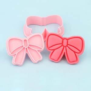 3D Bow Series en plastique forme de dessin animé écologique bricolage réfrigérateur <span class=keywords><strong>emporte</strong></span>-pièces Biscuit moule Biscuit imprimé - Product Image 5