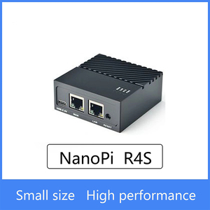 เราเตอร์พกพา FriendlyElec <span class=keywords><strong>Nanopi</strong></span> <span class=keywords><strong>R4S</strong></span> ขนาดเล็ก รองรับ OpenWRT พร้อมพอร์ตอีเธอร์เน็ตแบบ Dual-Gbps หน่วยความจำ 4GB LPDDR4 ใช้ชิป RK3399 สำหรับ IoT - Product Image 5