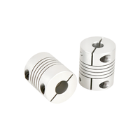 Couplage d'arbre flexible D20 L25 5x8mm 5x5mm |   Coupleur de moteur en alliage d'aluminium résistant à la corrosion pour imprimante 3D axe Z 100 Nm