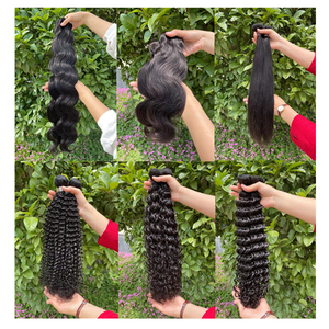 热卖Dropshiping Hair热卖无缠结人发体波处女发束 - Product Image 3