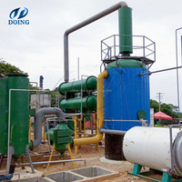 Diskon besar biaya rendah Mini 100-500kg pabrik distilasi minyak mesin limbah