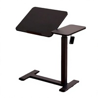 Bureau de direction moderne en acier, durable, extensible, convertible, réglable en hauteur avec plateau latéral relevable – Meilleures ventes