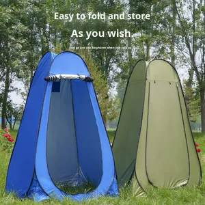 Outdoor Portable Privacy Instant Shower <strong>Tent</strong> Window Pop-Up Design Four-Season Polyester Easy Install Camping Toilet Shower <strong>Tent</strong> - Product Image 1