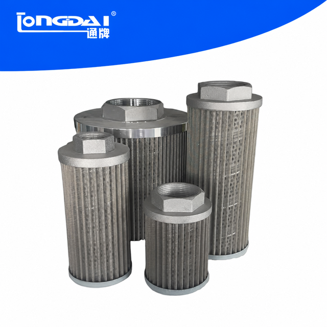 TONGDAI WU/XU Series Suction Rough Filter Hydraulic Pump Inlet Protection Filter Wire Mesh/Notched Wire Type