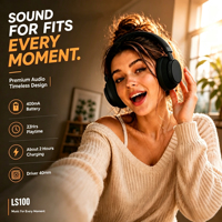 Casque audio multifonction blanc, sans fil et filaire, avec micro intégré pour les appels