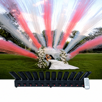 Déclencheur de feux d'artifice à fumée colorée en forme d'éventail, modèle personnalisable, pour fontaine froide, pour mariage, célébration en extérieur, révélation du sexe