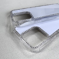 Produits Phares Étui de Téléphone à Sublimation 2D en TPU Transparent avec Diamants, Coque Personnalisée Adaptée aux TECNO CAMON40 PRO 5G POP6 GO CAMON40 4G