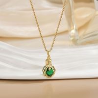 Fortune Choux Titane Acier Collier Femme Minorité Tempérament Lumière De Luxe Clavicule Chaîne
