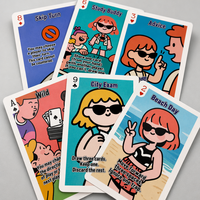 Jeu de cartes personnalisé pour fêtes en famille Drunk Cat – Édition couleur personnalisée, boîte en papier durable, jeu de cartes illustré avec logo