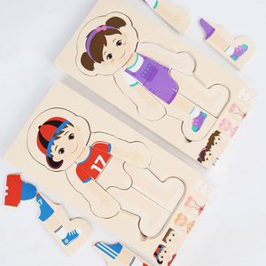 Rompecabezas Montessori de Madera para Aprender sobre las Partes del Cuerpo Humano, Anatomía, Esqueleto, Mi Cuerpo, para Niños Pequeños, Niños y Niñas - Product Image 3
