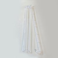 Support de Mahjong en Acrylique Transparent de 20 Pouces avec Poussoir Magnétique pour Présentoir de Tuiles de Mahjong Américain