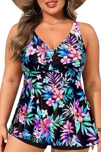 <span class=keywords><strong>Maillot</strong></span> <span class=keywords><strong>de</strong></span> <span class=keywords><strong>bain</strong></span> une pièce sexy à col en V croisé pour femme, <span class=keywords><strong>grande</strong></span> <span class=keywords><strong>taille</strong></span>, effet ventre plat, froncé, <span class=keywords><strong>amincissant</strong></span>, tenue <span class=keywords><strong>de</strong></span> plage - Product Image 2