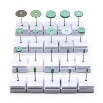 Dental Lab Ceramic Diamond Green Grinding Stone For Zirconia Teeth