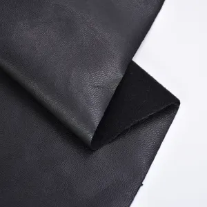 SEMI PU Popular Products From China Factory 0.6mm High Elastic 4 Way Soft Hand Feel Leather Pu Leather For Garment Clothing