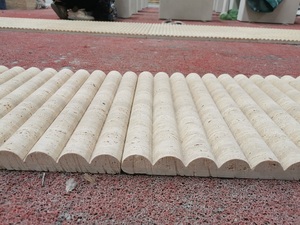 แผ่นกระเบื้องโมเสคหินอ่อนหินอ่อนลายหินอ่อนสีเบจ - Product Image 5