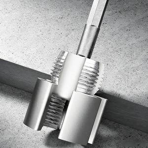 Ouvre-tuyau universel détachable pour <span class=keywords><strong>perceuse</strong></span> à main, pour le filetage des tuyaux PPR et PPE, avec kit de fabrication de filetages pour trous intérieurs et extérieurs - Product Image 4