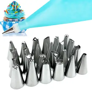 26 pieces Decoration Nozzles Baking Tools Cream cake decorating icing piping nozzles