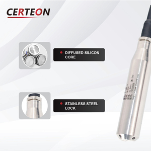 0–10m 수중형 IP68 스테인리스 센서 4–20mA 5m 케이블 포함 물탱크용 액면 트랜스미터 - Product Image 3