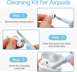 Kit di Pulizia <span class=keywords><strong>per</strong></span> Tastiera Elettronica e Laptop 7-in-1 Multifunzione con Spazzola Morbida Antipolvere, Spugna Floccata, Penna <span class=keywords><strong>per</strong></span> Pulizia AirPod Personalizzata - Product Image 4